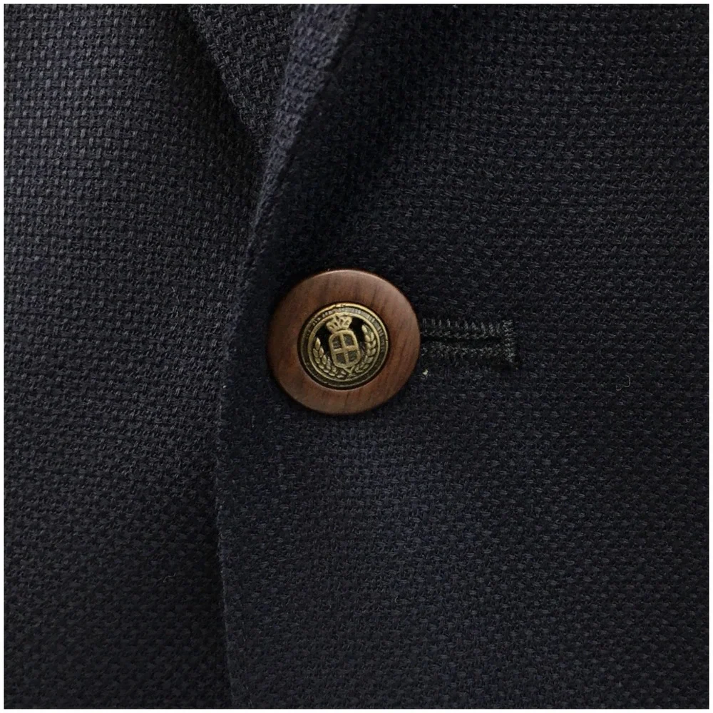 ORVIS Mens Navy Blazer Sport Coat Casual Jacket Size 42R Classic Wool Suit USA
